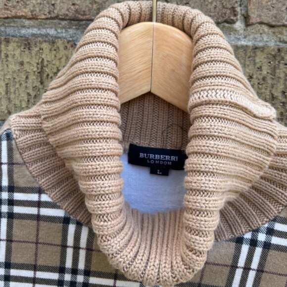 Vintage Burberry London Turtleneck Sweater - Picture 2 of 3